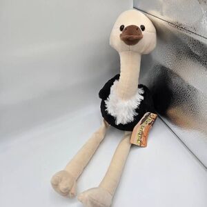 Ostrich Plush Stuffed Animal KellyToy Stuffie Safari Pals